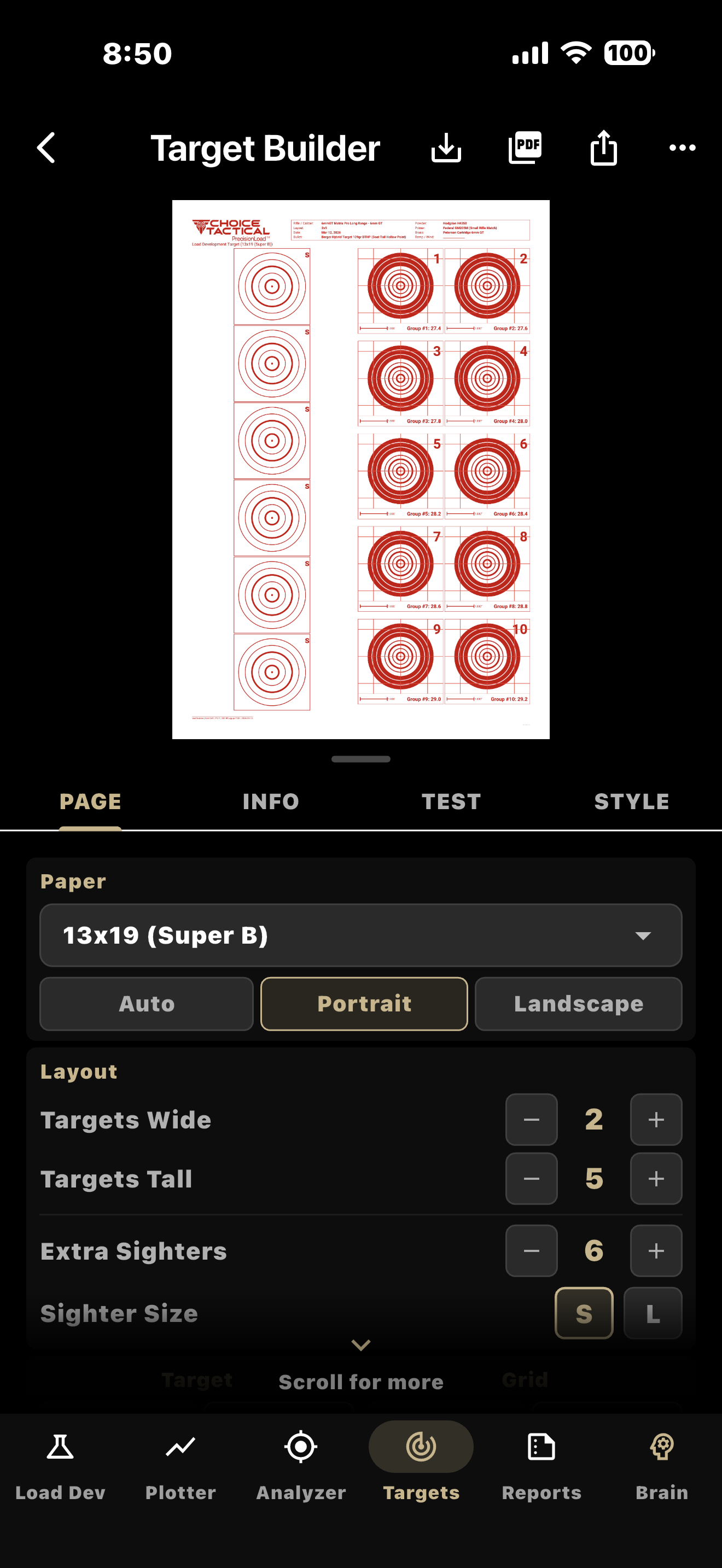 Ballistic Target Builder