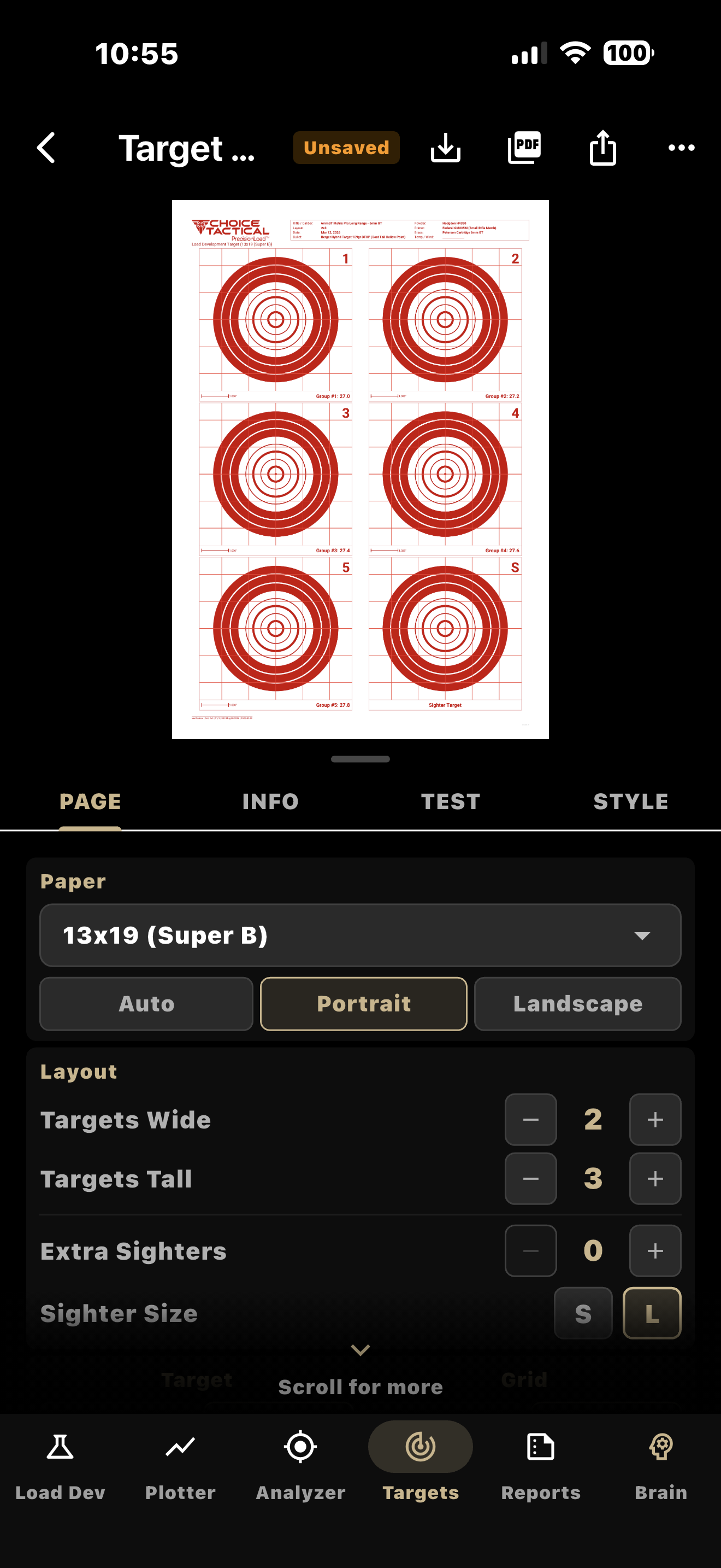 6-Target Portrait Grid