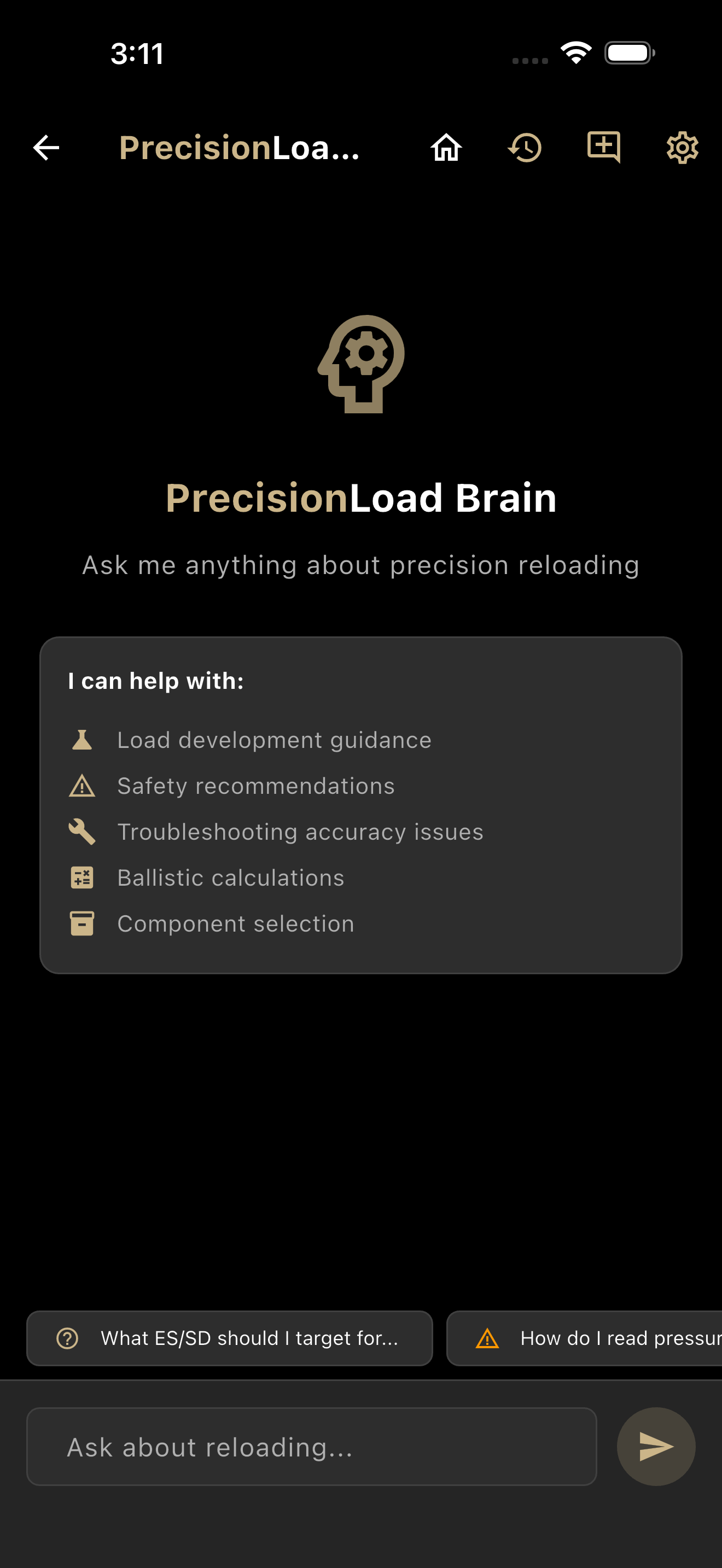 PrecisionLoad AI Brain